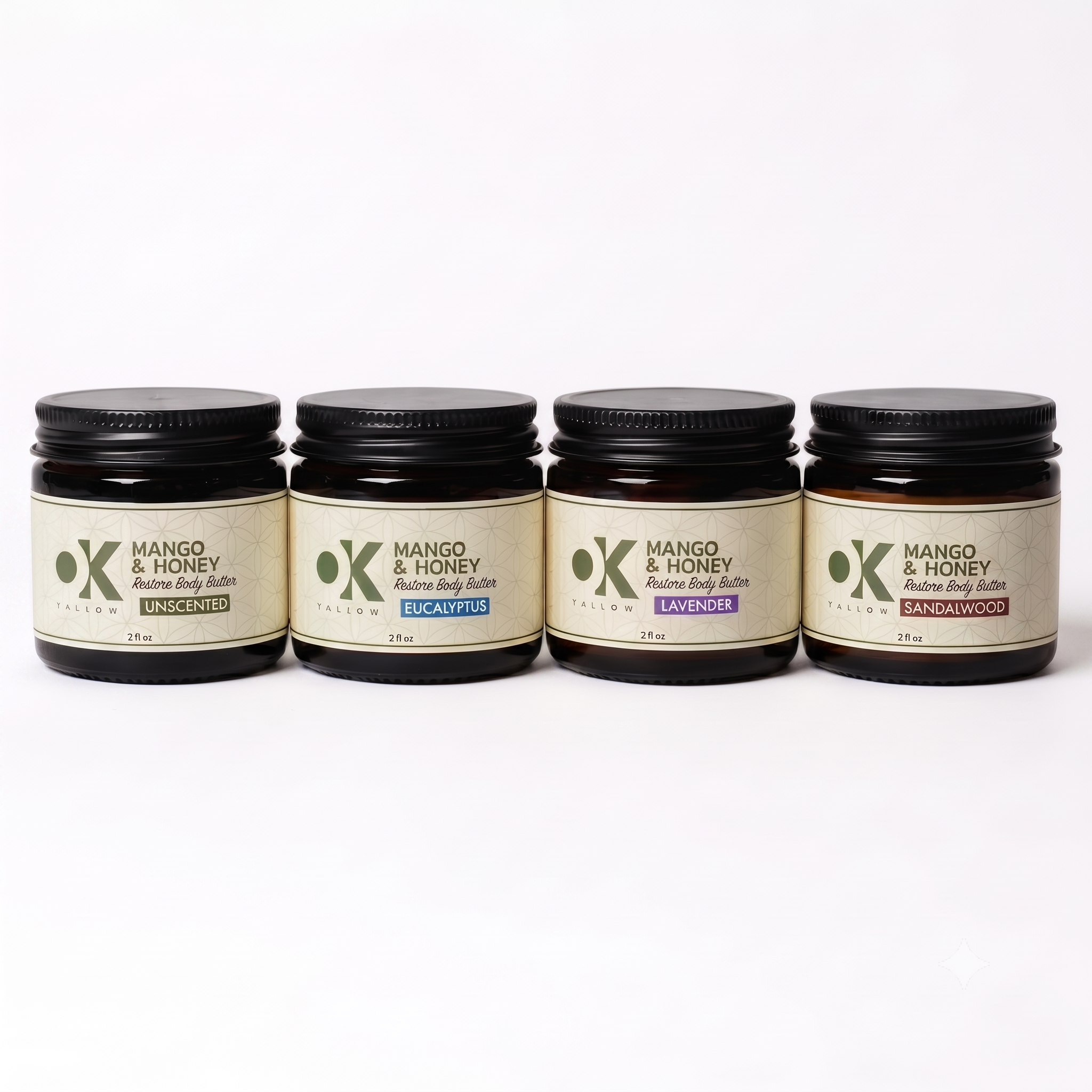 OK Tallow RESTORE Body Butter 2oz all four scents lineup