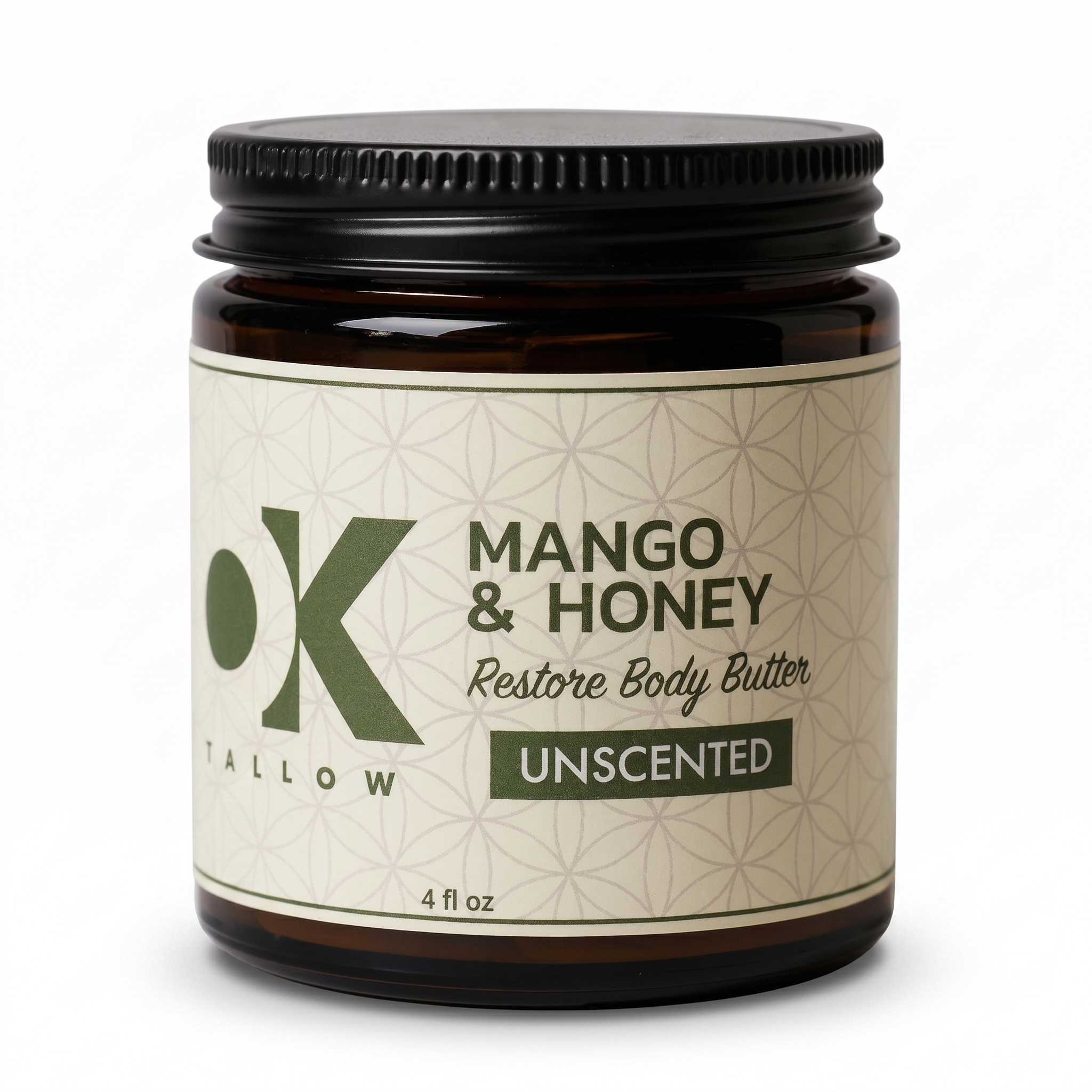 OK Tallow RESTORE Body Butter Unscented 4oz
